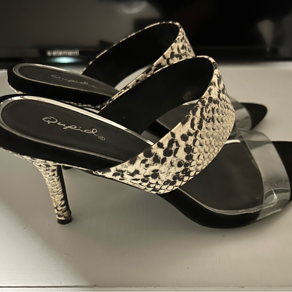 Snake skin heels